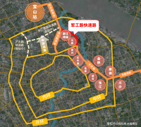 步行范畴内有大型购物核心的